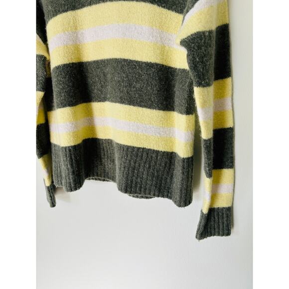 Madewell Wool Blend Striped Sweater Size Medium - Picture 7 of 9